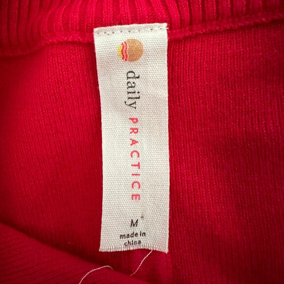 DAILY PRACTICE by Anthropologie | Knit Polo Dress in Dark Pink | Size Small - Picture 6 of 6